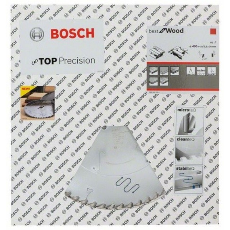 2608642123 BOSCH Panza circular Best for Wood, 400x30x4/2.8 mm, 96T