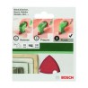 2609256A52 BOSCH Set 5 foi abrazive pentru slefuitor 93mm,G180,6 gauri