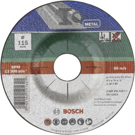 2609256310 BOSCH Disc de degrosare, pentru metal, 115x2.0x22.23 mm