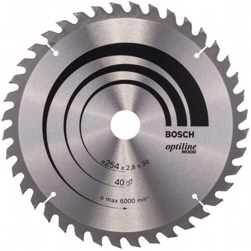 2608640443 BOSCH Panza fierastrau circular de banc, 254x30x2,8mm, 40T