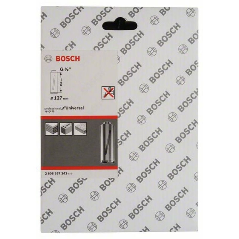 260858734. BOSCH Carota diamantata scurta gama Professional, 127x150mm
