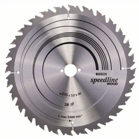 2608640682 BOSCH Panza taiat lemn SpeedLine Wood, 315x30x3.2 mm, 28T