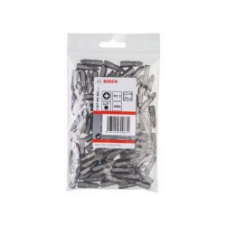 2607001561 BOSCH 100 de capete extra dura PZ2, lungime 25 mm