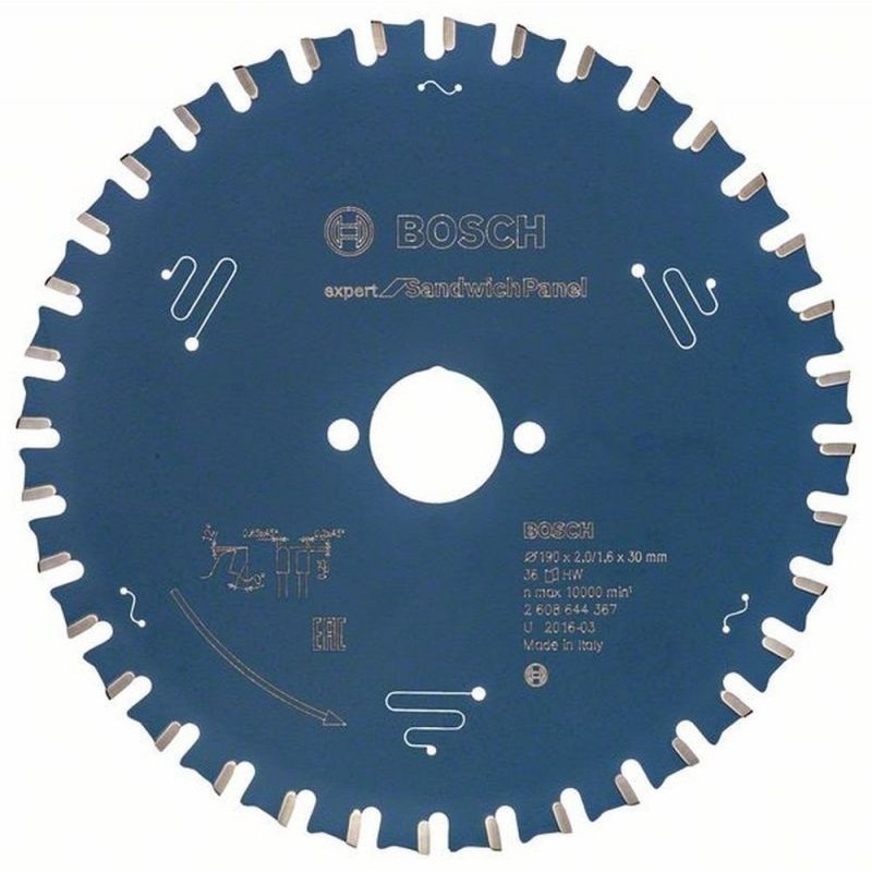 2608644367 BOSCH Panza fierastrau, panouri sandwich, 190x30x2 mm, 36 T