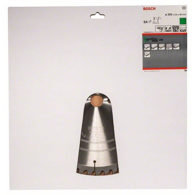 2608640674 BOSCH Panza Optiline Wood,  350 x 30 x 3.5/2.5 mm, 54 T