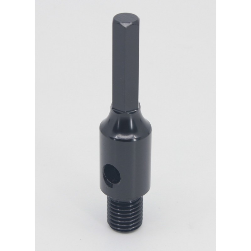 Adaptor carote M16 pentru utilizare la masini cu prindere Hexagonala sau mandrina cu bacuri