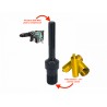 Adaptor carote 1 1/4" pentru utilizare la masini cu prindere SDS-MAX