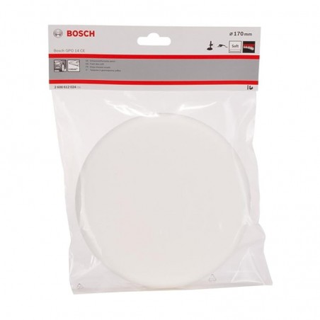 2608612024 BOSCH Disc de lustruire GPO14CE, fin, dimetru 170 mm