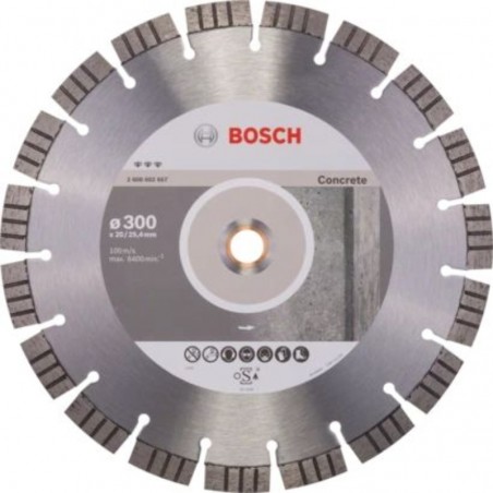 2608602657 BOSCH Disc diamantat, taiat beton, 300x20.00/25.40x2.8 mm
