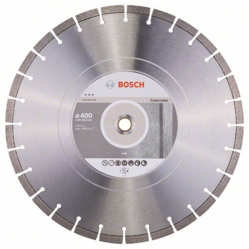 2608602659 BOSCH Disc diamantat, taiat beton, 400x20.00/25.40x3.2 mm