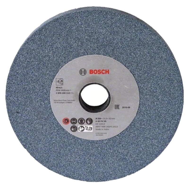 2608600112 BOSCH Disc slefuire, polizoare de banc, 200x25x32 mm, G 60