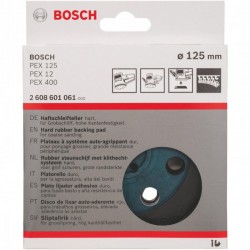 2608601061 BOSCH Taler pentru slefuitoare cu excentric, 125mm, dur