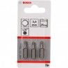 2607001722 BOSCH Set 3 capete de surubelnita extra dure H3.0 mm, 25 mm