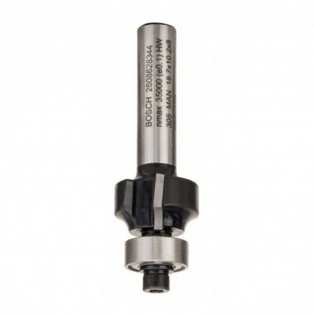 2608628344 BOSCH Freza, doua taisuri 18.7x10.2x53 mm, tija 8 mm