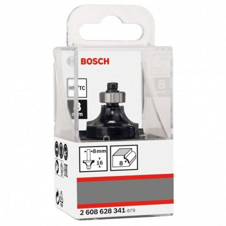 2608628341 BOSCH Freza, doua taisuri 28.7x15.2x53 mm, tija 8 mm