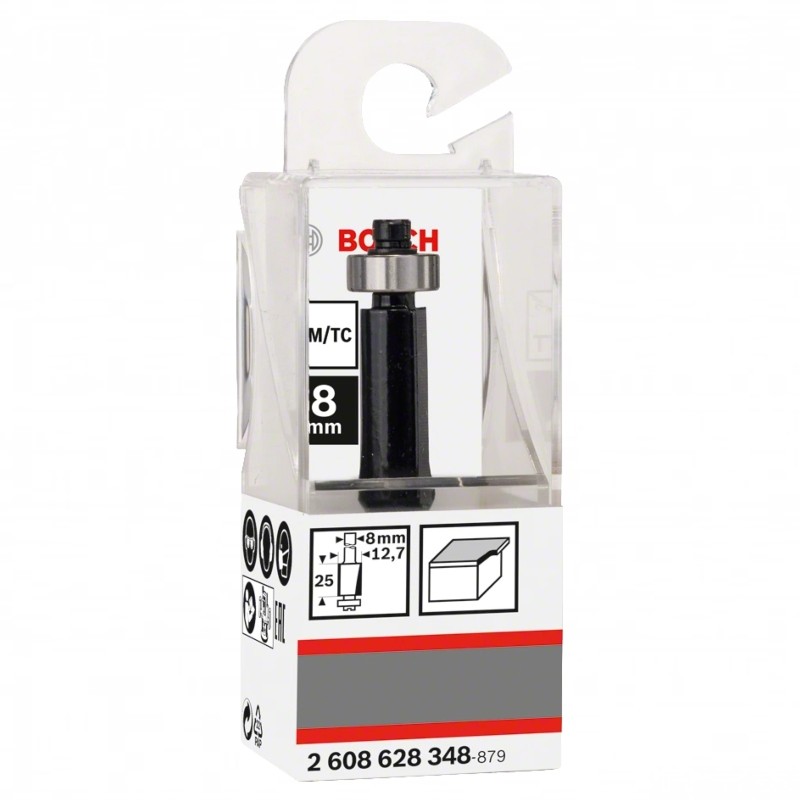 2608628348 BOSCH Freza doua taisuri, 12.7x25.4x68 mm, tija 8 mm