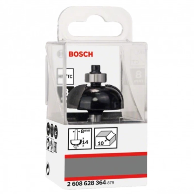 2608628364 BOSCH Freza, doua taisuri 32.7x13.7x55 mm, tija 8 mm