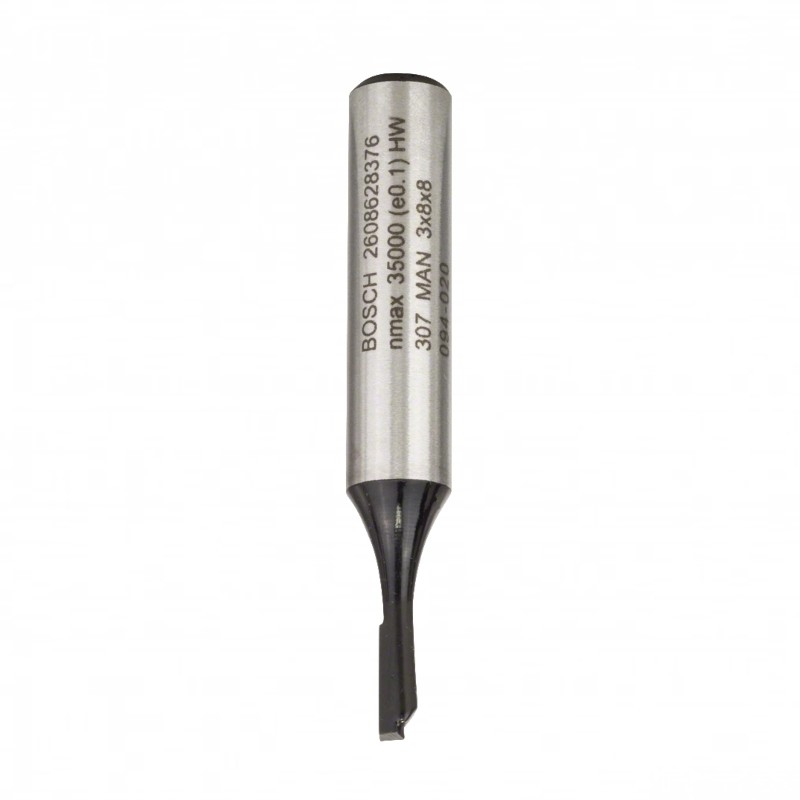 2608628376 BOSCH Freza pentru caneluri cu un tais, 3x8x51 mm, tija 8 mm