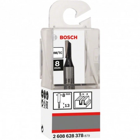 2608628378 BOSCH Freza pentru caneluri, un tais, 5x12.7x51mm, tija 8mm