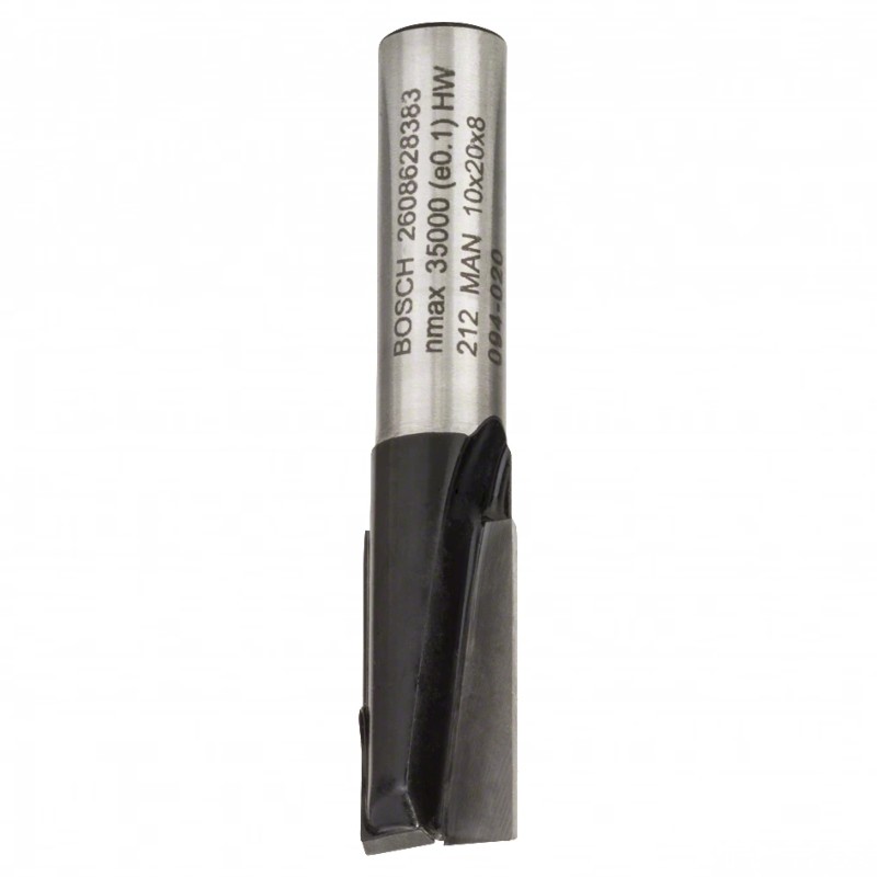 2608628383 BOSCH Freza caneluri doua taisuri, 10x19.6x51 mm, tija 8 mm