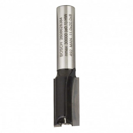 2608628384 BOSCH Freza caneluri doua taisuri, 11x19.6x51 mm, tija 8 mm