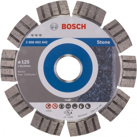 2608602642 BOSCH Disc diamantat Best for Stone, 125x22.23x2.2 mm