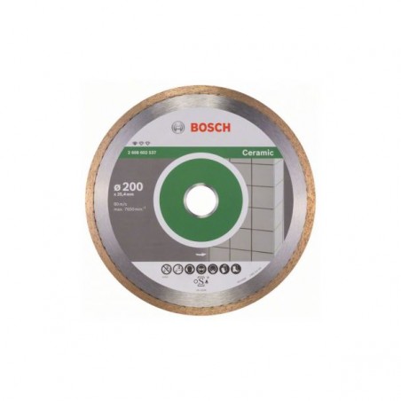 2608602537 BOSCH Disc diamantat pentru ceramica, 200x25.4x1.6 mm