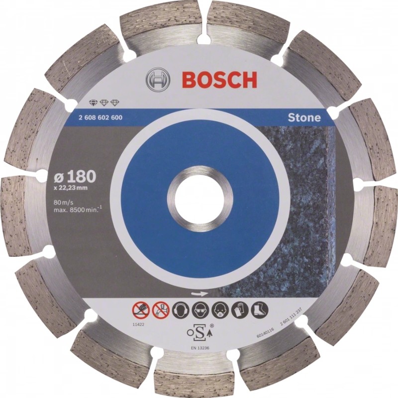 2608602600 BOSCH Disc diamantat for Stone, 180x22.23x2.0 mm