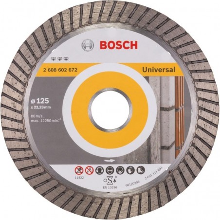 2608602672 BOSCH Disc Best for Universal turbo, 125x22.23x2.2 mm