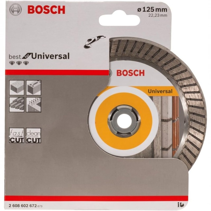 2608602672 BOSCH Disc Best for Universal turbo, 125x22.23x2.2 mm