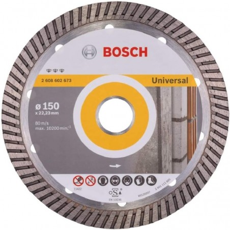 2608602673 BOSCH Disc Best for Universal turbo, 150x22.23x2.4 mm