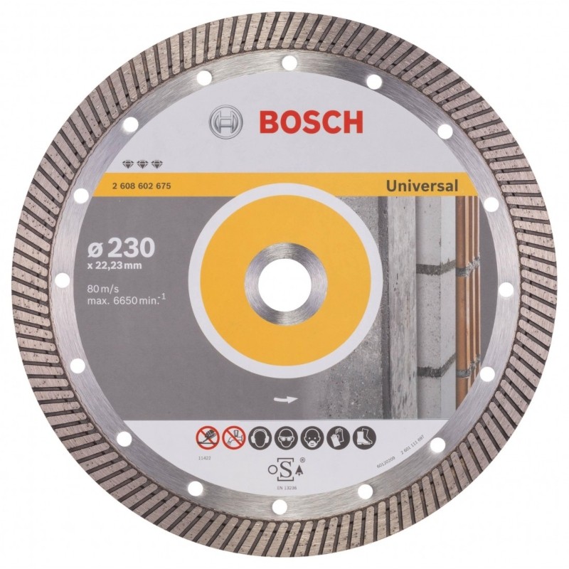 2608602675 BOSCH Disc Best for Universal turbo, 230x22.23x2.5 mm