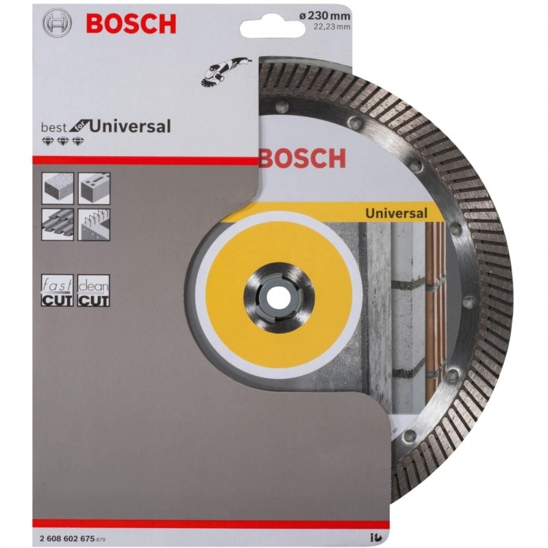 2608602675 BOSCH Disc Best for Universal turbo, 230x22.23x2.5 mm