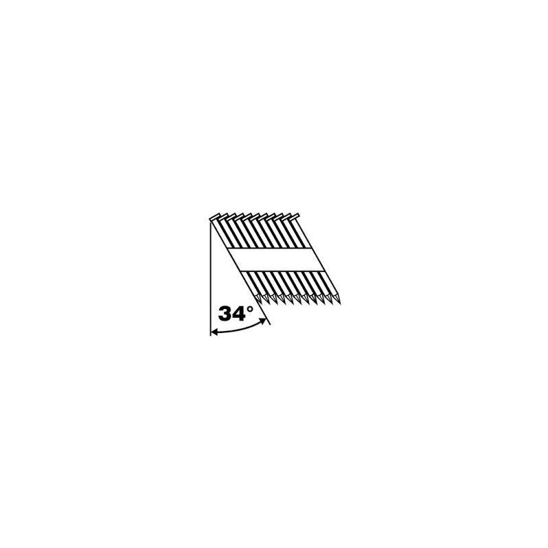 2608200000 BOSCH Set 3000 cuie netede semirotunde, lungime 50 mm