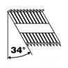 2608200002 BOSCH Set 3000 cuie netede semirotunde, lungime 75 mm