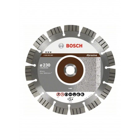 2608602681 BOSCH Disc diamantat pentru materiale abrazive, 150x22.2mm