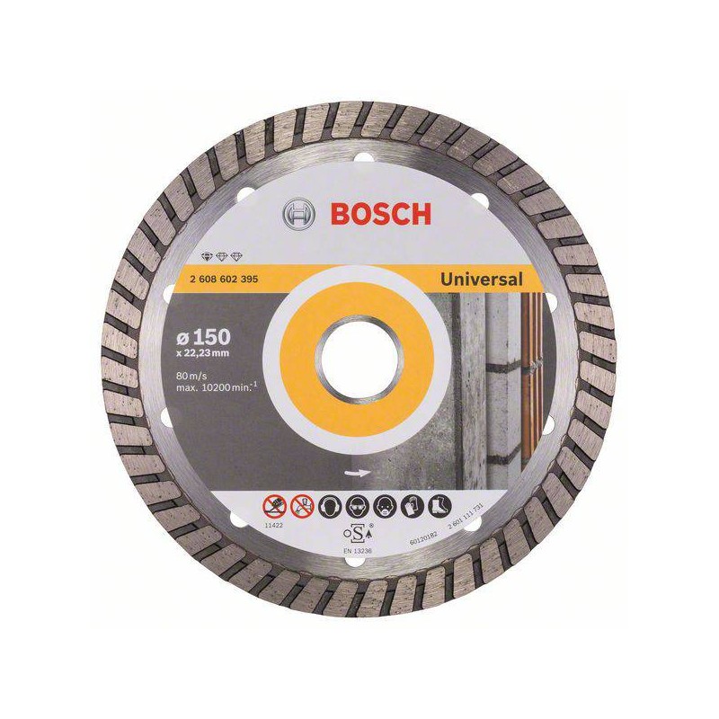 2608602395 BOSCH Disc diamantat turbo universal, 150x22.2x2.0 mm