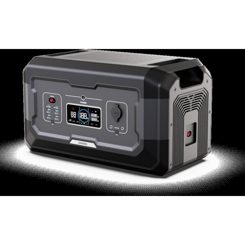 Acumulator suplimentar pentru Statii portabile cu incarcare rapida FastCharge, LiFePO4, Generator Solar Power Station - 2048Wh