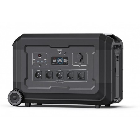 Statie acumulator portabil pentru incarcare rapida FastCharge, LiFePO4, Generator Solar Power Station - 5000W, 5040Wh