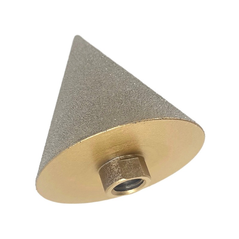 Freza diamantata conica pt. rectificari in placi ceramice, piatra 3-75mm