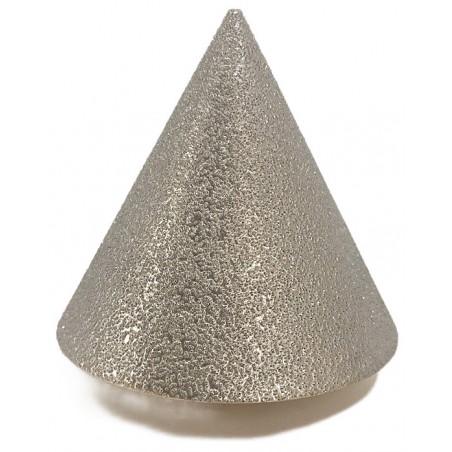 Freza diamantata conica pt. rectificari in placi ceramice, piatra 3-75mm