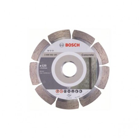 2608602197 BOSCH Disc diamantat pentru beton, 125x22.2x10 mm