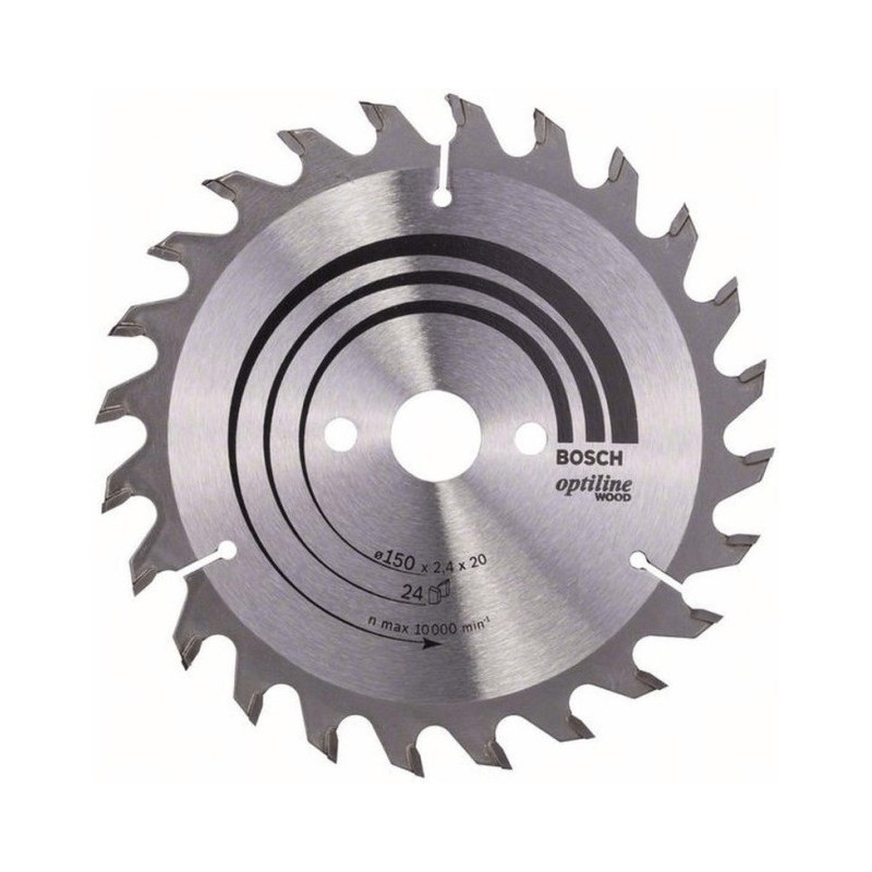 2608640592 BOSCH Panza ferastrau circular pentru lemn, 150x20 mm, 24 T