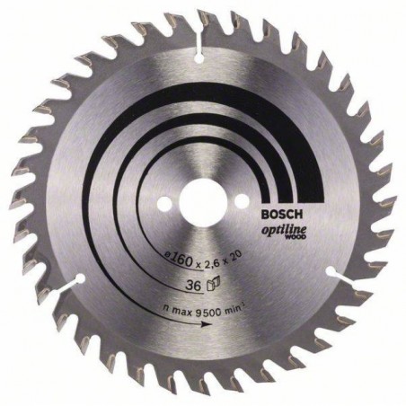 2608640597 BOSCH Panza ferastrau circular pentru lemn, 160x20 mm, 36 T