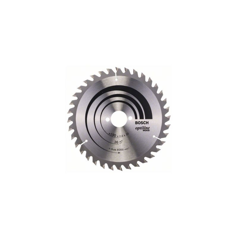 2608640616 BOSCH Panza ferastrau circular pentru lemn, 190x20 mm, 36 T