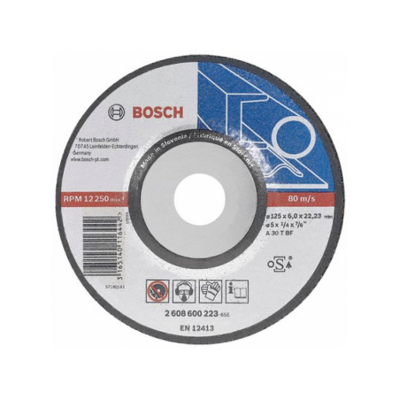 2608600223 BOSCH Disc profesional pentru polizat metal, 125x22.2x6 mm