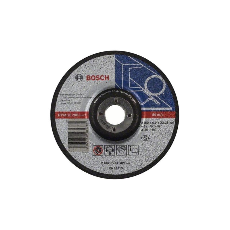2608600389 BOSCH Disc profesional pentru polizat metal, 150x22.2x6 mm