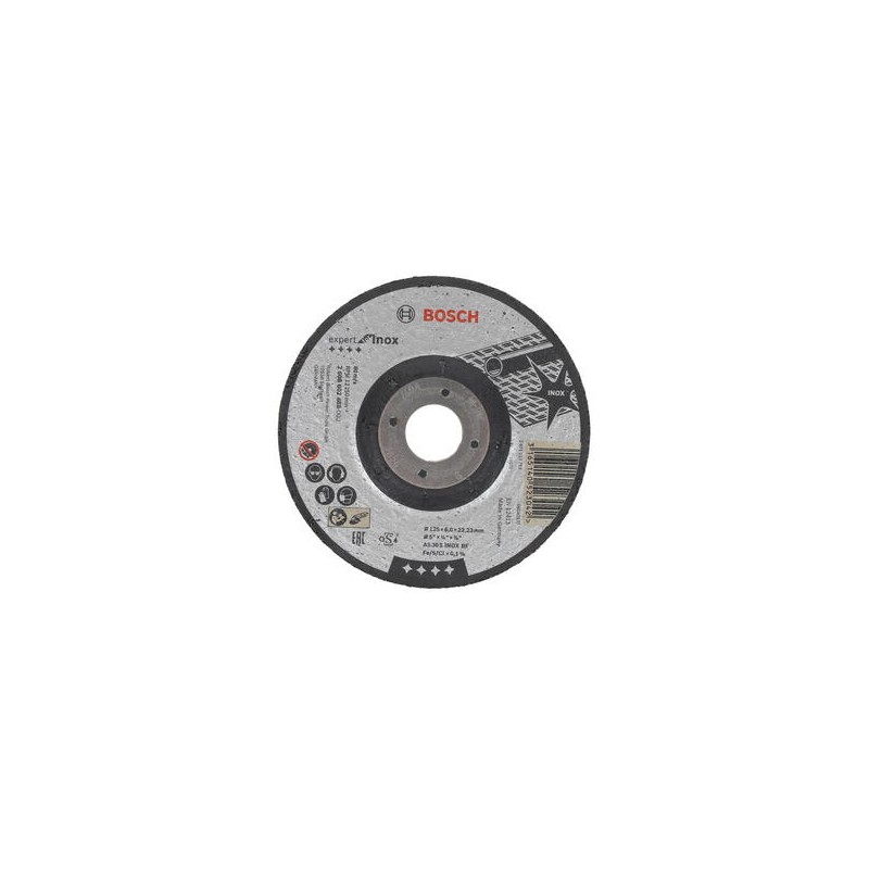 2608602488 BOSCH Disc abraziv pentru polizarea inoxului, 125x22.2x6 mm