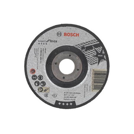 2608602488 BOSCH Disc abraziv pentru polizarea inoxului, 125x22.2x6 mm