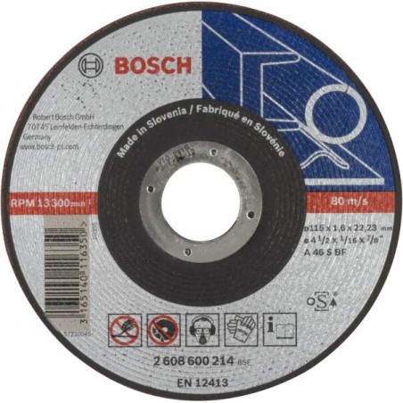 2608600214 BOSCH Disc profesional taiere metal, 115x22.2x1.6 mm